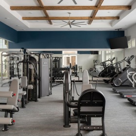 The essence of exceptional living a gym with exercise equipment